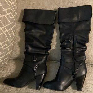 Rampage Ellesandra Black Smooth Boots